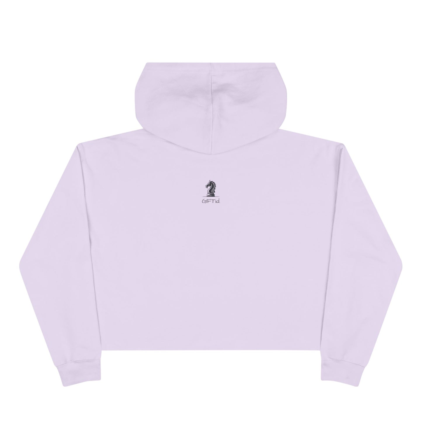 Women Play Chess Too Crop Hoodie, Stylish Women's Hoodie, Gift for "Chess" Lovers, Comfortable Casual Wear, Perfect for Any Occasion