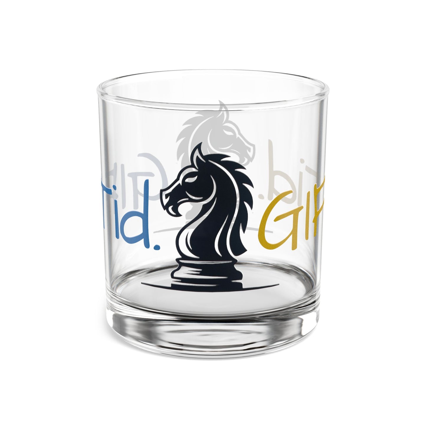 GIFTid Rocks Glass | Custom Whiskey Glass | Gift for Him | Unique Barware | Personalized Home Decor | Stylish Drinking Glass