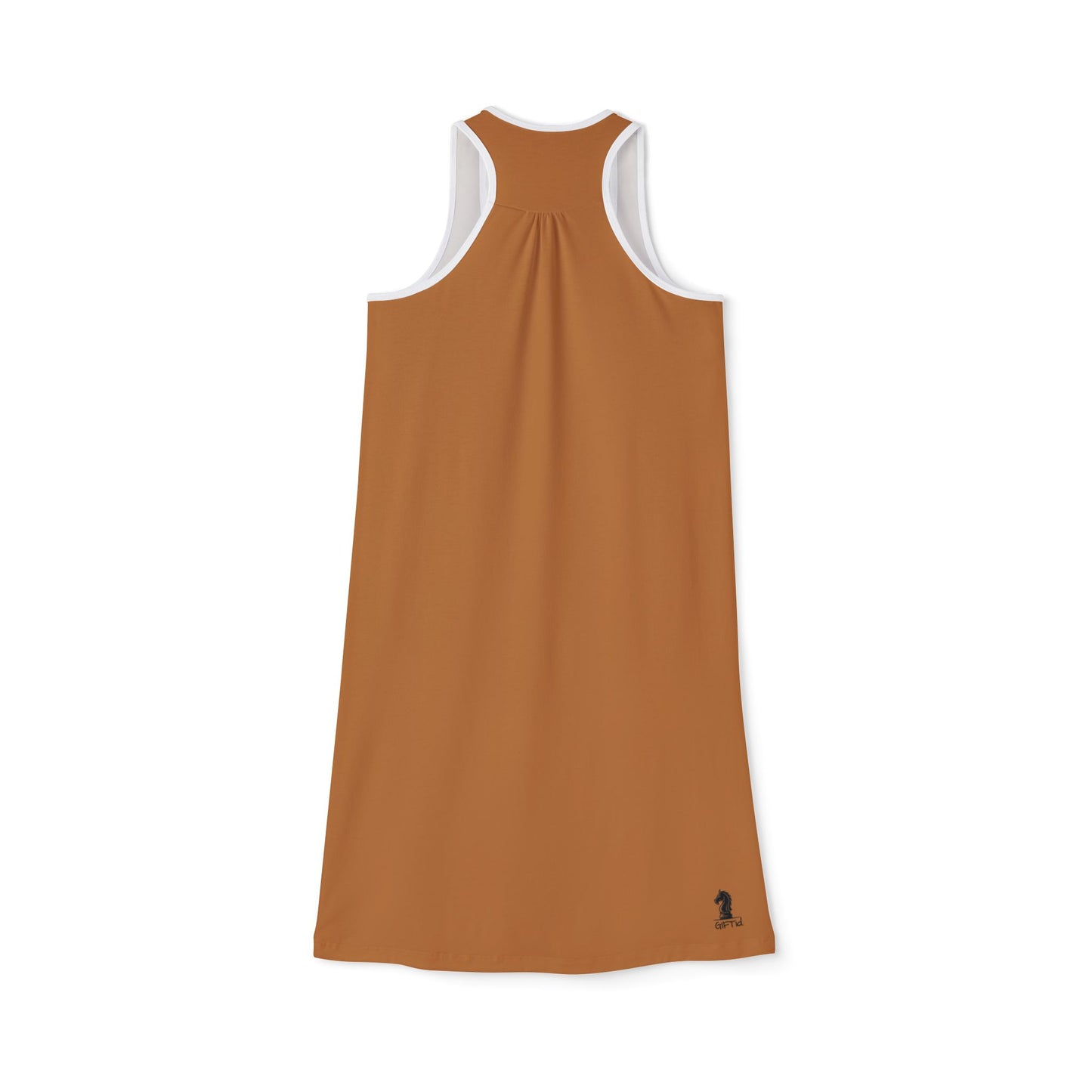 GIFTid Xtra HorseFlower Racerback Dress, Summer Dress, Casual Dress, Beachwear, Everyday Dress