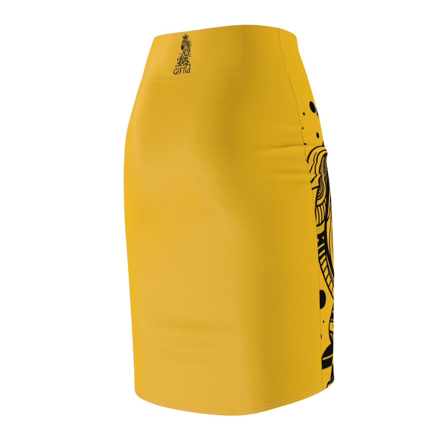 You're High Profile Pencil Skirt Yellow