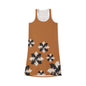 GIFTid Xtra HorseFlower Racerback Dress, Summer Dress, Casual Dress, Beachwear, Everyday Dress