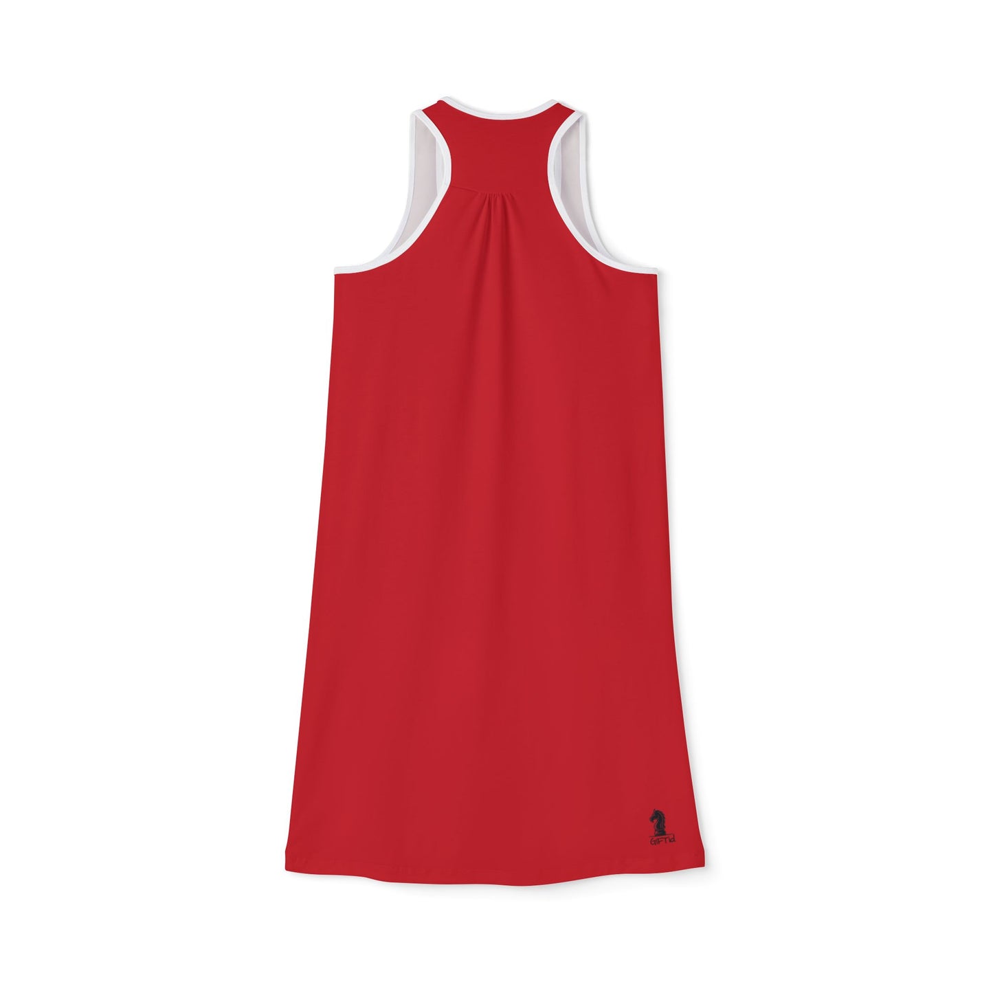 GIFTid Xtra HorseFlower Racerback Dress, Summer Dress, Casual Dress, Beachwear, Everyday Dress