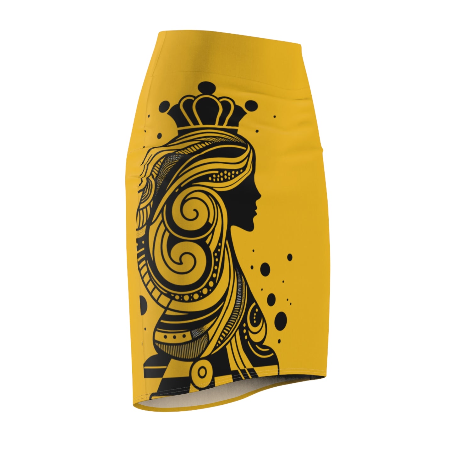You're High Profile Pencil Skirt Yellow