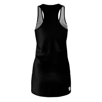 Black Sworn Enemy Racerback Dress for Women | Trendy Casual Dress, Summer Outfit, Beachwear, Daily Dress, Unique Gift Idea