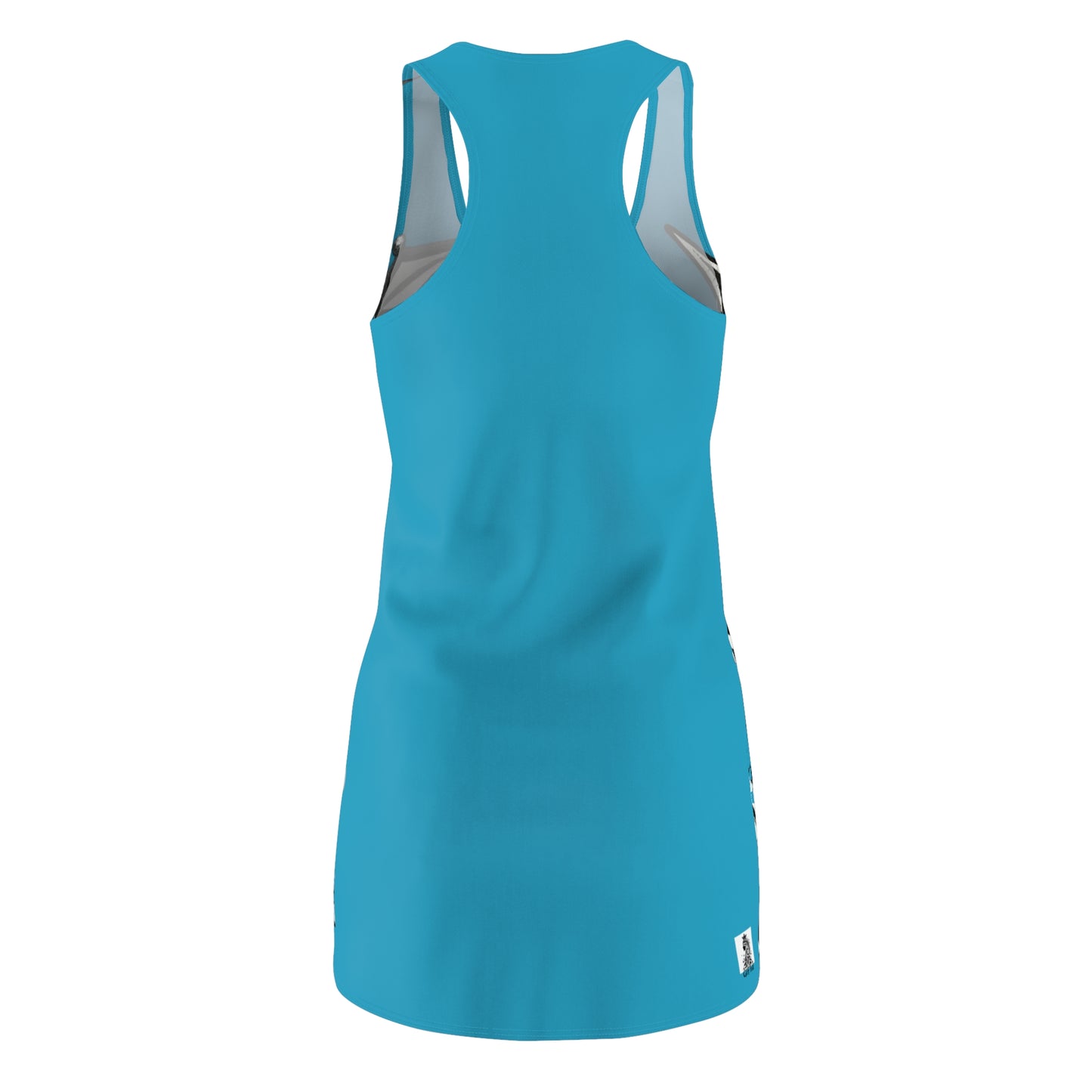 Blue Sworn Enemy Racerback Dress for Women | Trendy Casual Dress, Summer Outfit, Beachwear, Daily Dress, Unique Gift Idea