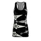Black Sworn Enemy Racerback Dress for Women | Trendy Casual Dress, Summer Outfit, Beachwear, Daily Dress, Unique Gift Idea