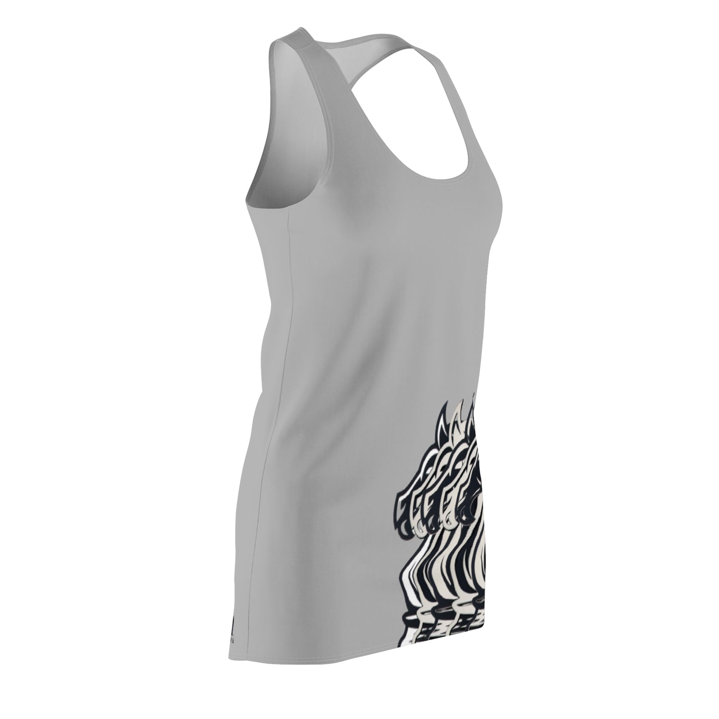 Grey Racerback Dress GIFTid Horse Chic