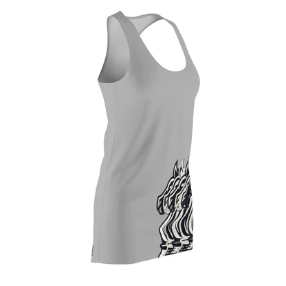 Grey Racerback Dress GIFTid Horse Chic