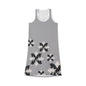 GIFTid Xtra HorseFlower Racerback Dress, Summer Dress, Casual Dress, Beachwear, Everyday Dress