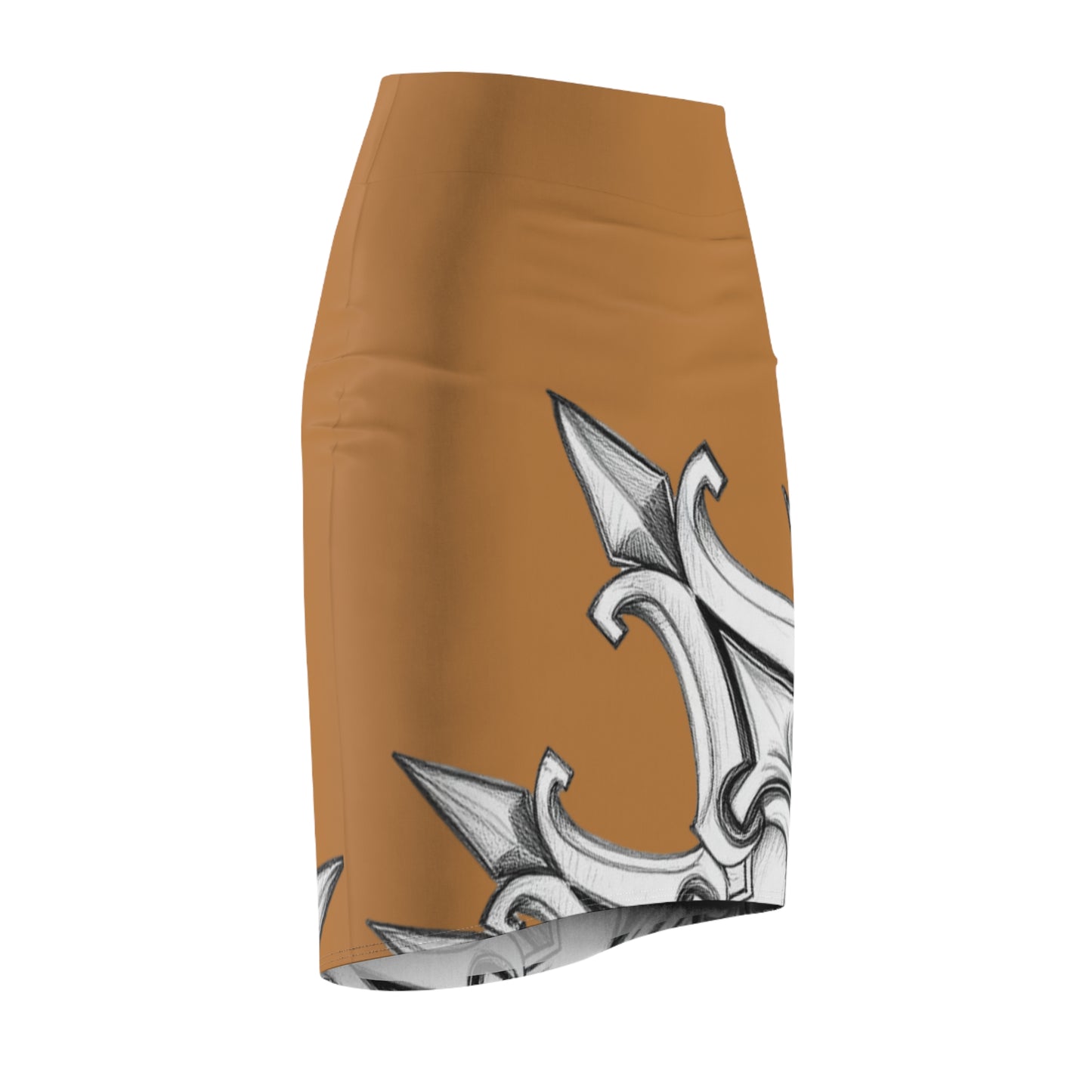 Brown Sharp Curves Pencil Skirt with Unique Design, Elegant Office Attire, Chic Evening Wear, Trendy Skirt for Casual Outings, Perfect [...]
