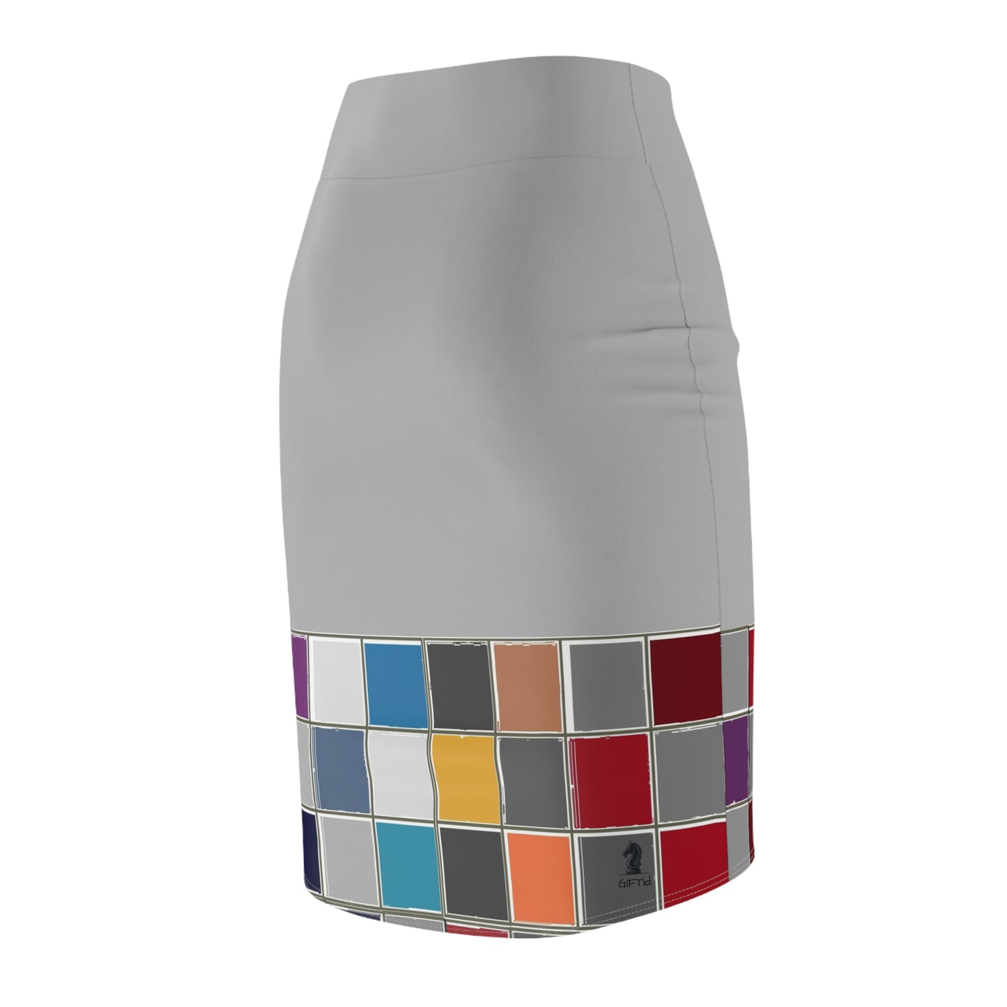 Grey GIFTid Down to Play Pencil Skirt with Artistic Color Blocks, Office Wear, Casual Outfit, Fashionable Women’s Clothing, Colorful Skirt, [...]