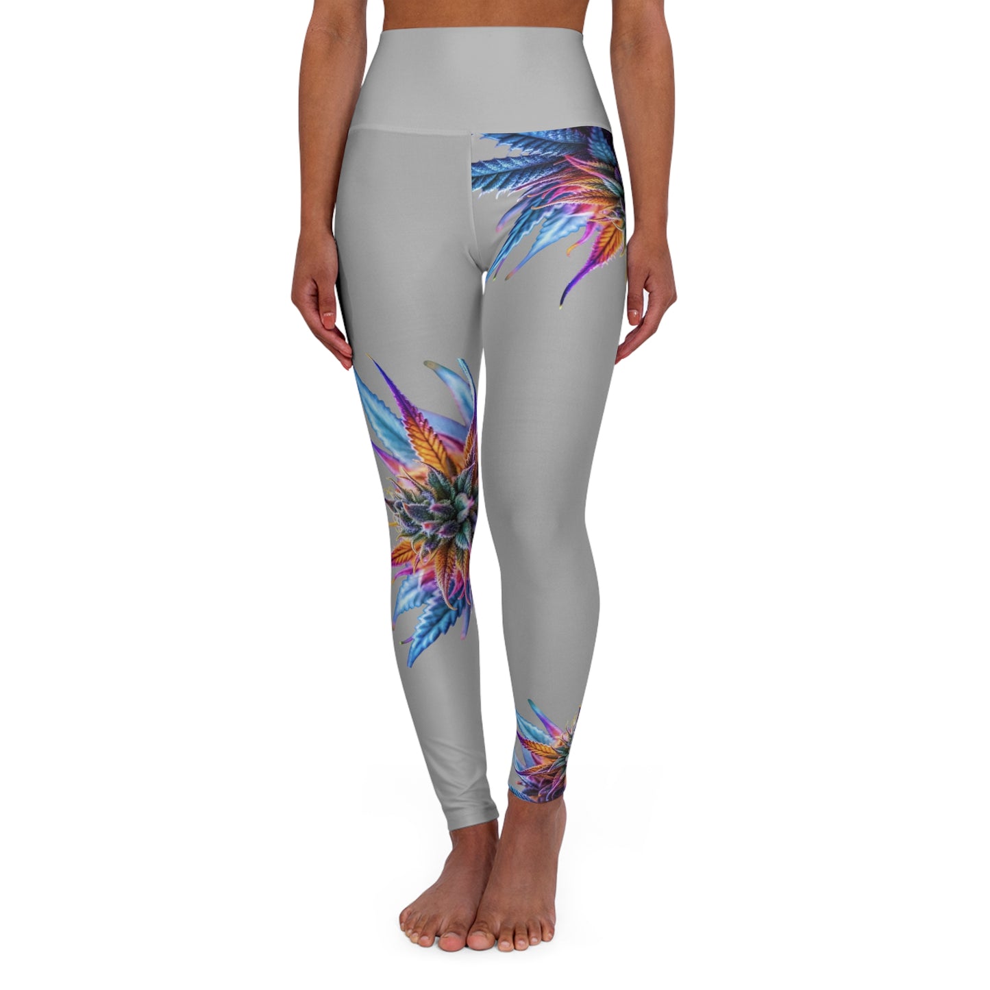 Smokin' Hot Yoga Leggings Gray