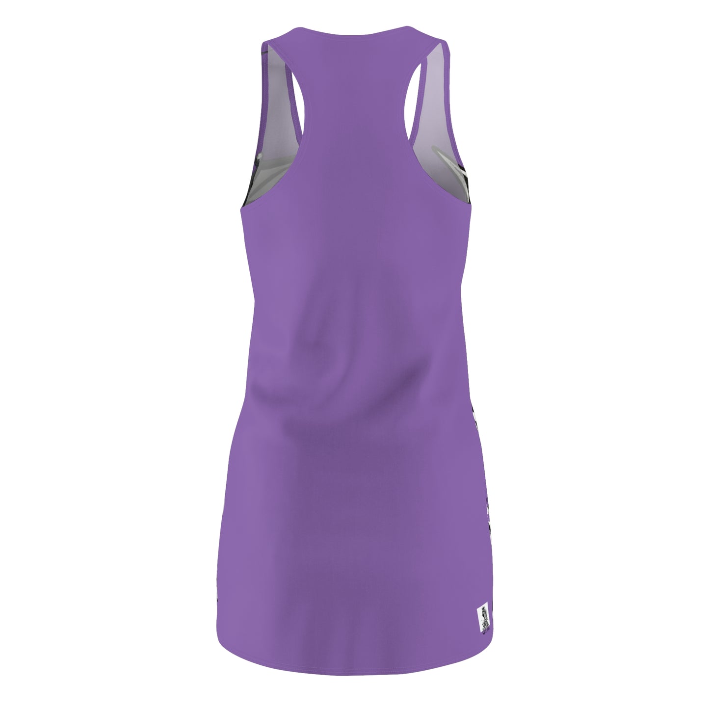 Purple Sworn Enemy Racerback Dress for Women | Trendy Casual Dress, Summer Outfit, Beachwear, Daily Dress, Unique Gift Idea