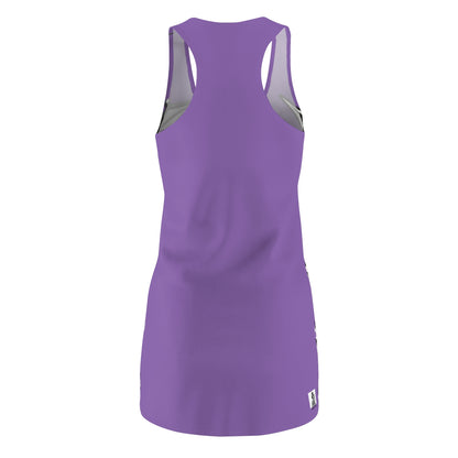 Purple Sworn Enemy Racerback Dress for Women | Trendy Casual Dress, Summer Outfit, Beachwear, Daily Dress, Unique Gift Idea