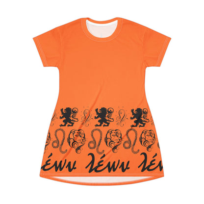 Leo DiCaprio T-Shirt Dress - Zodiac Fashion