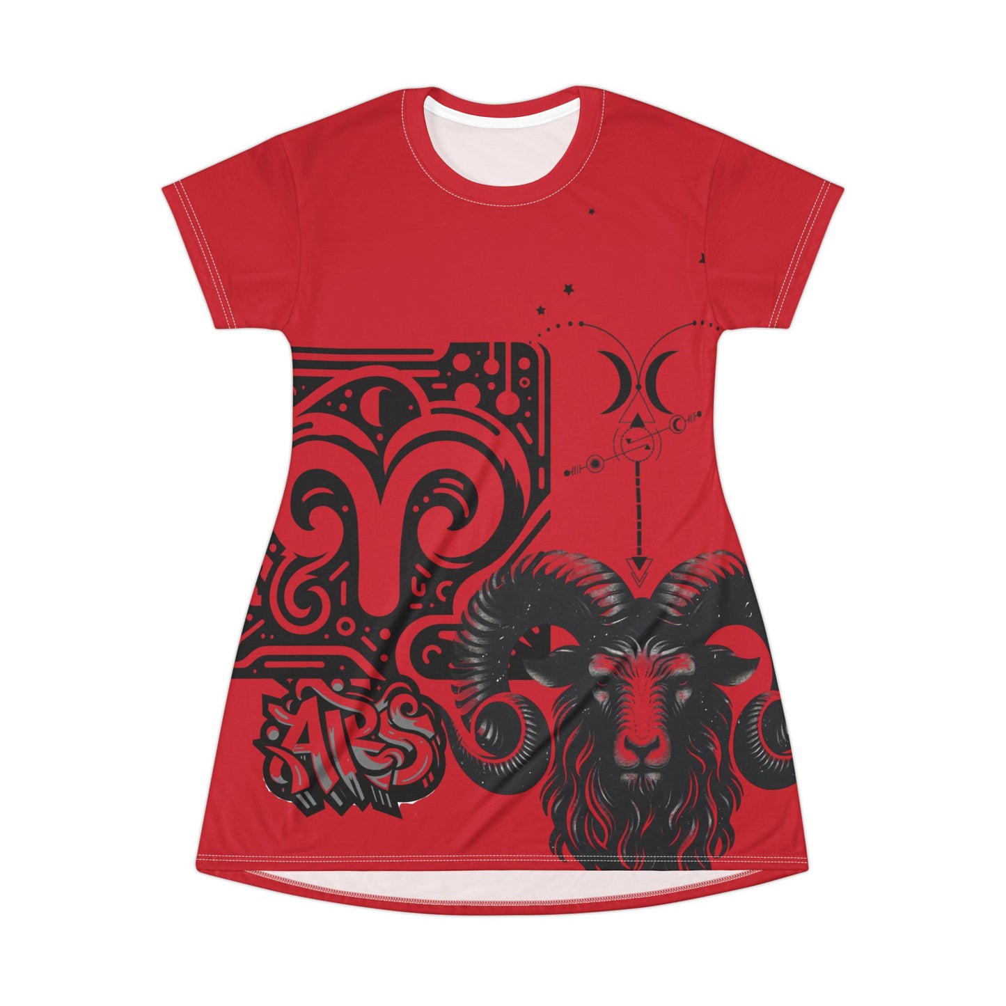 Need Some Aries T-Shirt Dress - Stylish Zodiac Fashion