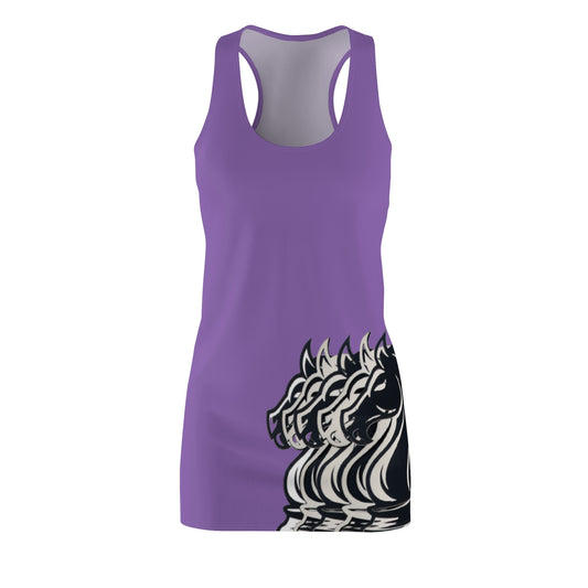 Purple GIFTid Crazy Knights Racerback Dress