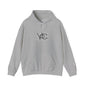 Stylish Unisex Hoodie with Custom "V.O.C." Graphic Design, Cozy Pullover, Casual Wear, Gift for Him/Her, Perfect for All Seasons