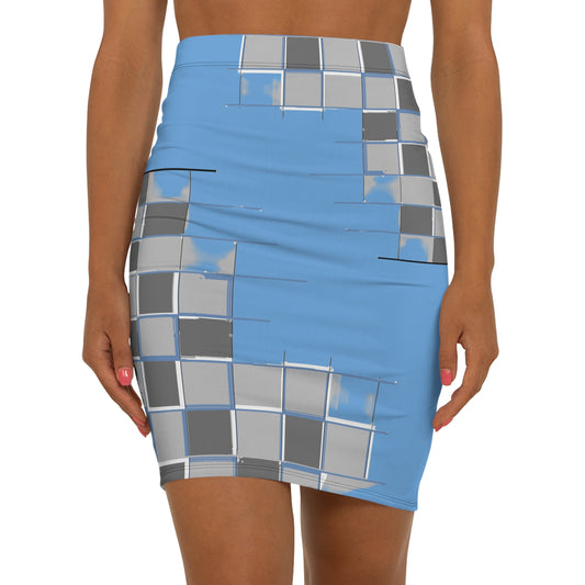 GIFTid Choosing Sides Pencil Skirt, Trendy Office Wear, Elegant Evening Outfit, Stylish Summer Skirt, Perfect for Date Night