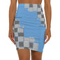 GIFTid Choosing Sides Pencil Skirt, Trendy Office Wear, Elegant Evening Outfit, Stylish Summer Skirt, Perfect for Date Night