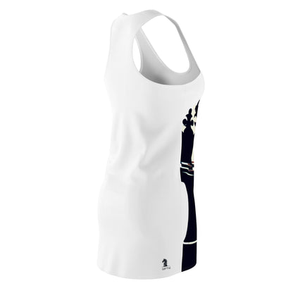 GIFTid Queen Move Racerback Dress | Stylish Summer Dress, Unique Gift, Casual Wear, Chess Lover's Apparel, Trendy AOP Dress