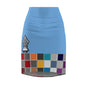 Blue GIFTid Down to Play Pencil Skirt with Artistic Color Blocks, Office Wear, Casual Outfit, Fashionable Women’s Clothing, Colorful Skirt, [...]