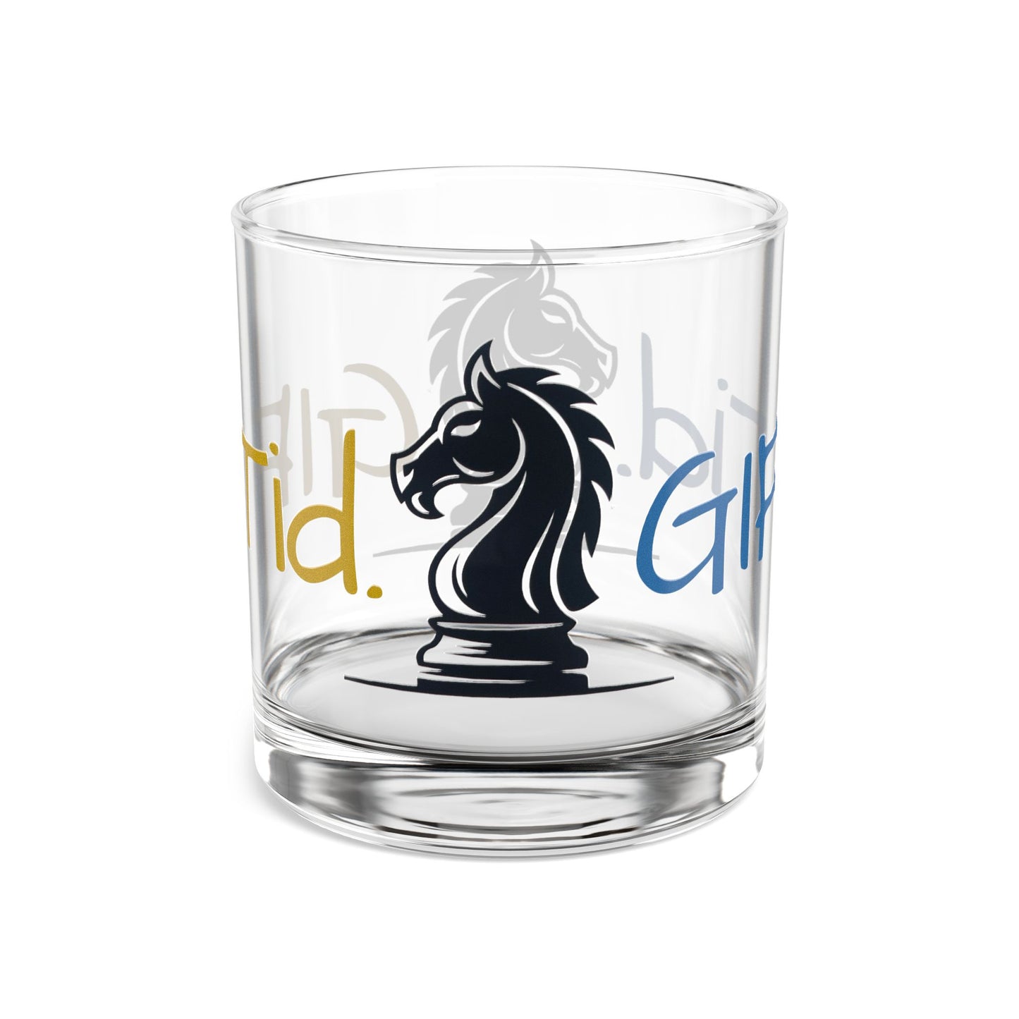 GIFTid Rocks Glass | Custom Whiskey Glass | Gift for Him | Unique Barware | Personalized Home Decor | Stylish Drinking Glass