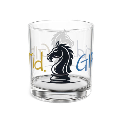 GIFTid Rocks Glass | Custom Whiskey Glass | Gift for Him | Unique Barware | Personalized Home Decor | Stylish Drinking Glass
