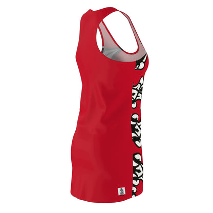 Red Sworn Enemy Racerback Dress for Women | Trendy Casual Dress, Summer Outfit, Beachwear, Daily Dress, Unique Gift Idea