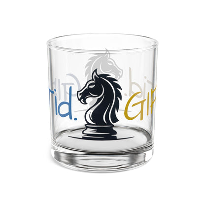 GIFTid Rocks Glass | Custom Whiskey Glass | Gift for Him | Unique Barware | Personalized Home Decor | Stylish Drinking Glass