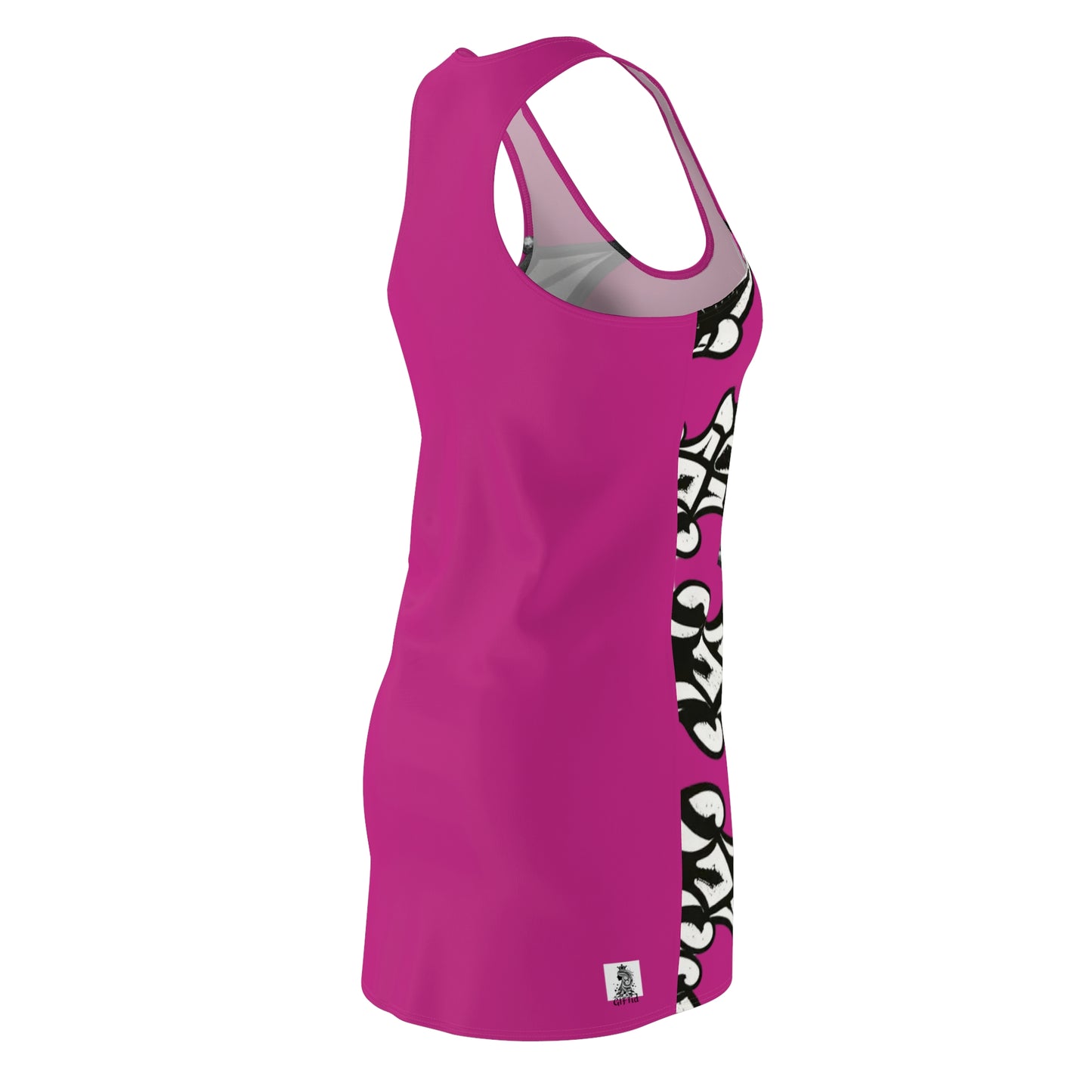 Dark Pink Sworn Enemy Racerback Dress for Women | Trendy Casual Dress, Summer Outfit, Beachwear, Daily Dress, Unique Gift Idea