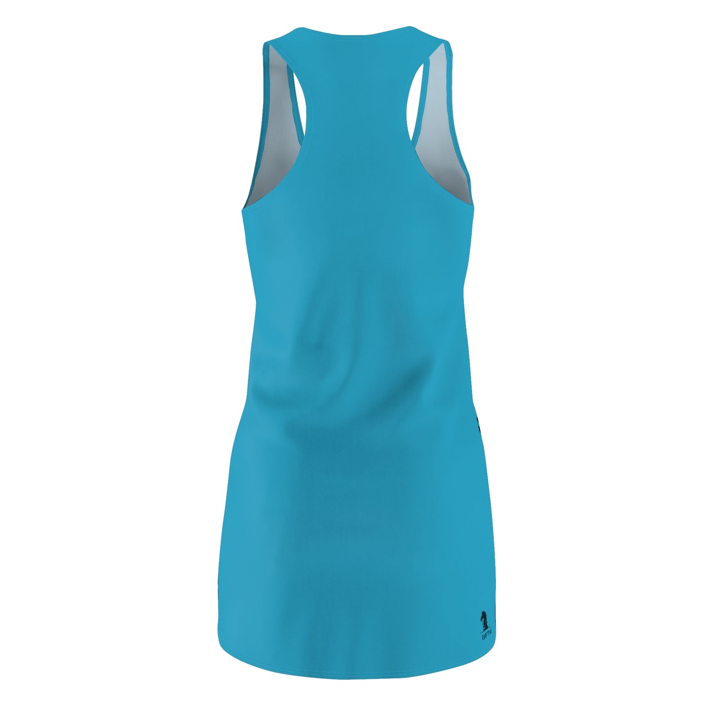 Aqua GIFTid Queen Move Racerback Dress | Stylish Summer Dress, Unique Gift, Casual Wear, Chess Lover's Apparel, Trendy AOP Dress