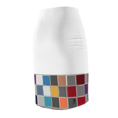 White GIFTid Down to Play Pencil Skirt with Artistic Color Blocks, Office Wear, Casual Outfit, Fashionable Women’s Clothing, Colorful Skirt, [...]