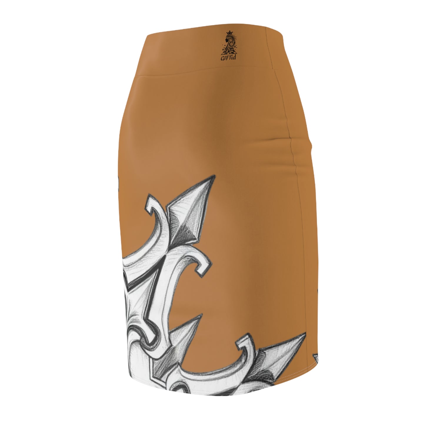 Brown Sharp Curves Pencil Skirt with Unique Design, Elegant Office Attire, Chic Evening Wear, Trendy Skirt for Casual Outings, Perfect [...]