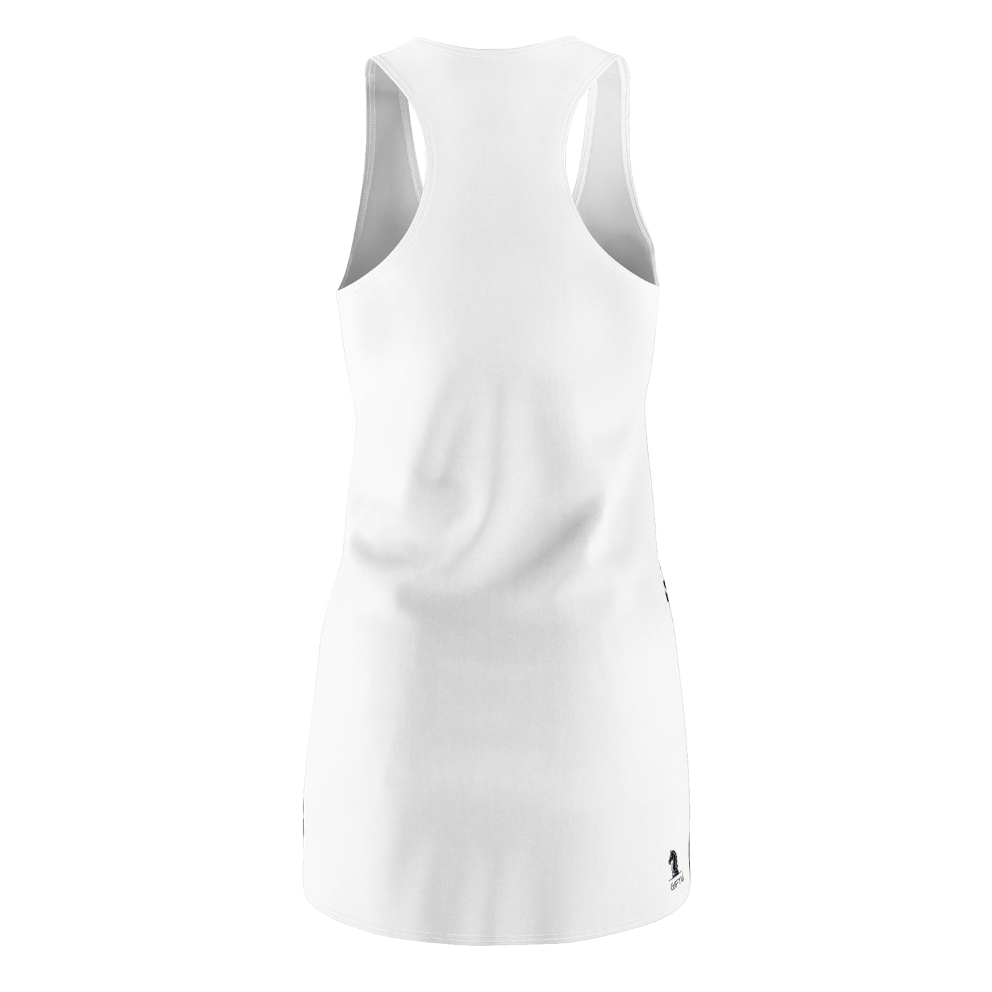 GIFTid Queen Move Racerback Dress | Stylish Summer Dress, Unique Gift, Casual Wear, Chess Lover's Apparel, Trendy AOP Dress
