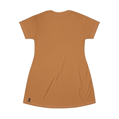 GIFTid Queen's Domain Graphic T-Shirt Dress | Unique Chess Lover Gift, Casual Wear, Playful Outfit, Game Night Apparel, Stylish Dress