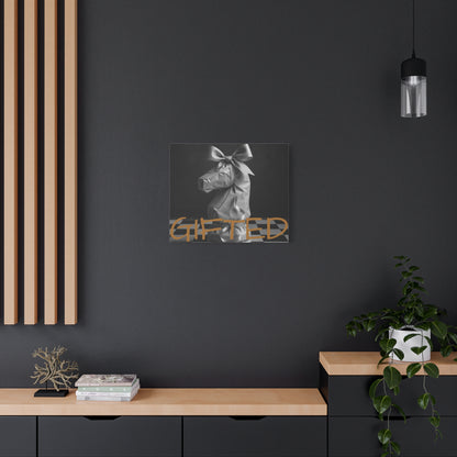 GIFTid Horse Canvas Art, Home Decor, Gift Ideas, Wall Art, Horse Lover, Unique Gifts