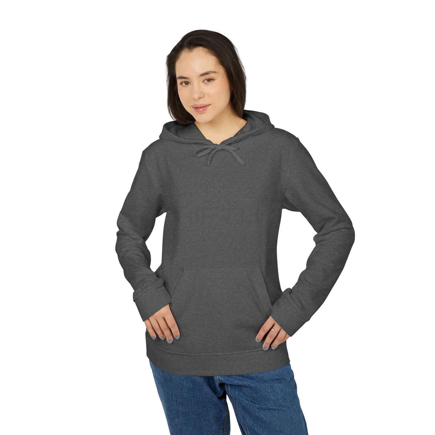 Fleece "Gifted" Adidas Hoodie Cozy Unisex Sweatshirt. Perfect for All Occasions, Sports, Casual Wear, Athleisure