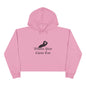 Women Play Chess Too Crop Hoodie, Stylish Women's Hoodie, Gift for "Chess" Lovers, Comfortable Casual Wear, Perfect for Any Occasion