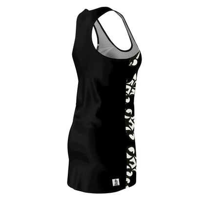Black Sworn Enemy Racerback Dress for Women | Trendy Casual Dress, Summer Outfit, Beachwear, Daily Dress, Unique Gift Idea