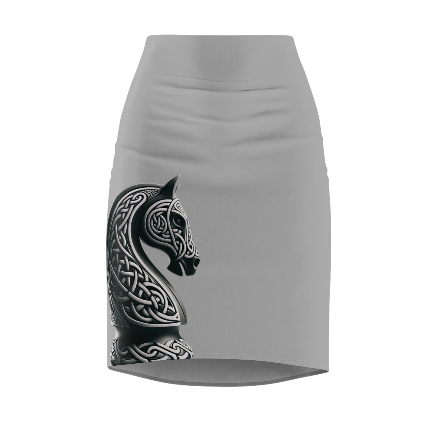 Knight in Celtic Armor Pencil Skirt, AOP Skirt, Unique Fashion, Gift for Her, Stylish Office Wear, Casual Chic Outfit