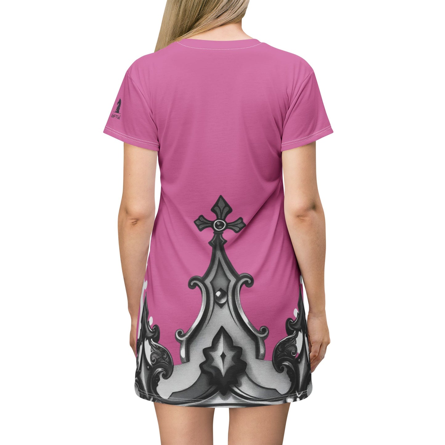 Reckless Queen T-Shirt Dress, Casual Wear, Summer Dress, Festival Outfit, Gift for Her, Stylish Everyday Dress