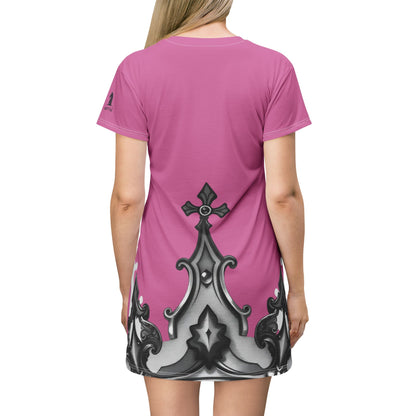 Reckless Queen T-Shirt Dress, Casual Wear, Summer Dress, Festival Outfit, Gift for Her, Stylish Everyday Dress