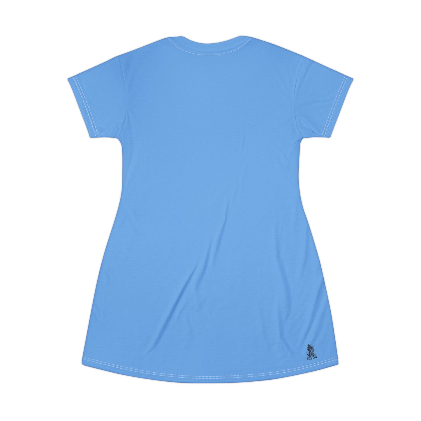 Summer Home T-Shirt Dress | AOP Dress for Dreamers, Summer Style, Playful Fashion, Fantasy Outfit, Unique Gift