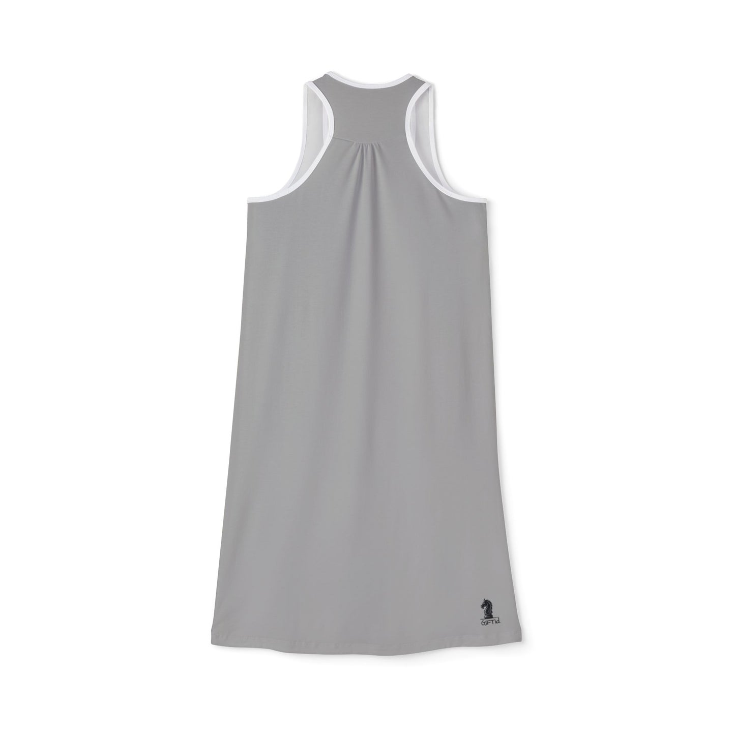 GIFTid Xtra HorseFlower Racerback Dress, Summer Dress, Casual Dress, Beachwear, Everyday Dress