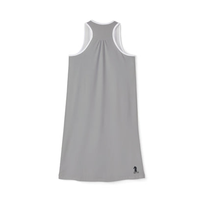 GIFTid Xtra HorseFlower Racerback Dress, Summer Dress, Casual Dress, Beachwear, Everyday Dress