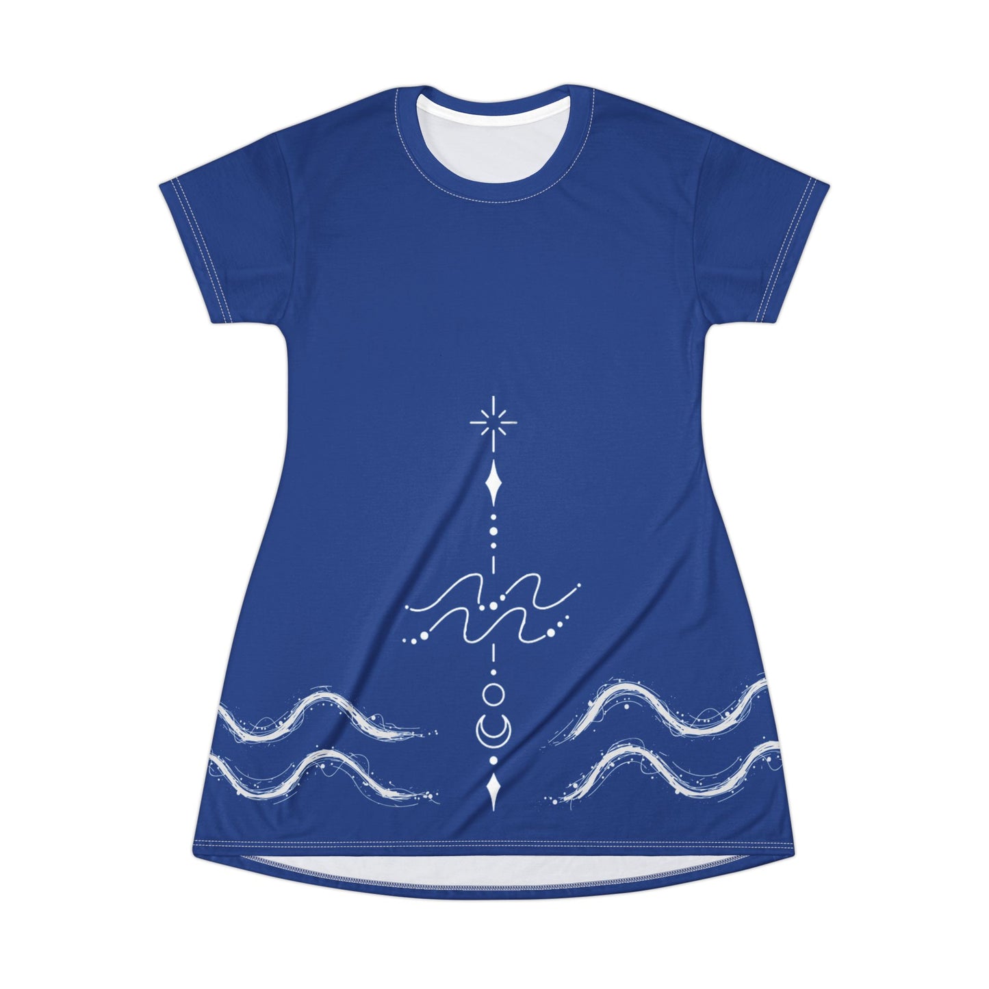 Aquarius B.I.G. T-Shirt Dress - Zodiac Fashion