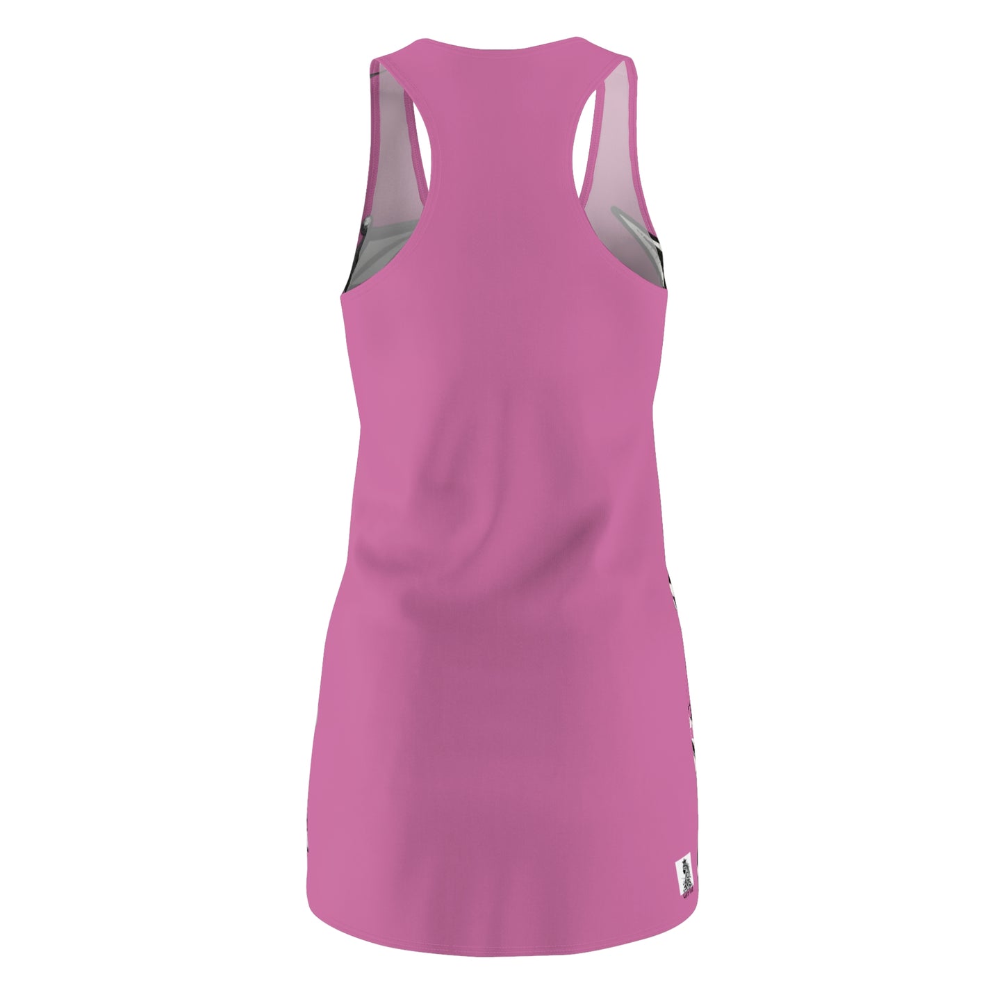Pink Sworn Enemy Racerback Dress for Women | Trendy Casual Dress, Summer Outfit, Beachwear, Daily Dress, Unique Gift Idea
