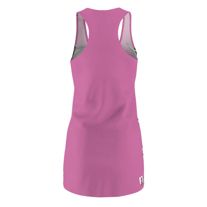 Pink Sworn Enemy Racerback Dress for Women | Trendy Casual Dress, Summer Outfit, Beachwear, Daily Dress, Unique Gift Idea