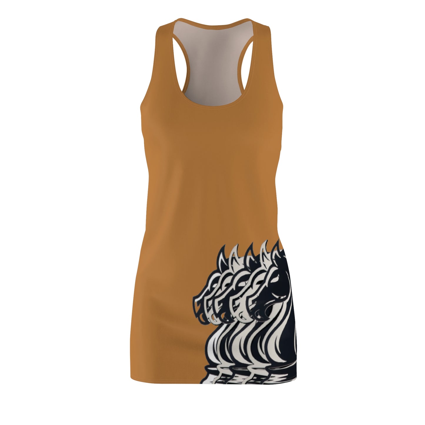 Light Brown GIFTid Crazy Knights Racerback Dress